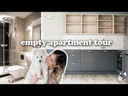 Empty Apartment Tour! // small & cozy