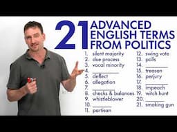 Political Vocabulary in English: 21 Common Terms