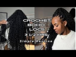 Crochet Boho Locs made easy for You!!! On short/medium natural hair | Ft. Ywigs