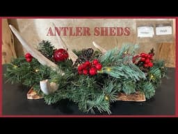 Antler Shed Christmas Decor ~ Decorative Flash Cards