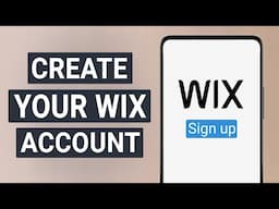 How to Make A Wix Account on Mobile!