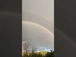 Stunning double Rainbow #rainbow #nature #video