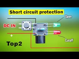 Build a short circuit Indicator circuit for DC device