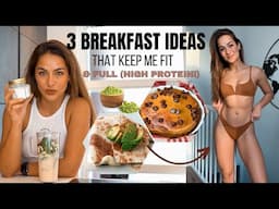 3 BREAKFAST IDEAS to stay fit | Cooking w/ Nochtli