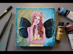 FAIRY Painting Tutorial & a FREE GIFT for EVERYONE WHO WATCHES!!!!