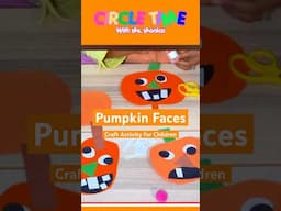 Halloween Craft | Pumpkin Activity | Pumpkin Faces Craft | Preschool Activity | Toddler Activities