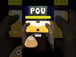 POU THEME SONG KALIMBA APP #keylimba #tutorial #tabs #easy #shorts