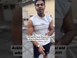 Asking 22 Year Old FIT Student his routine | Part 1 #shorts