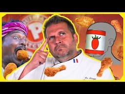 Pro Chef Tries POPEYES Fried Chicken for the FIRST TIME!