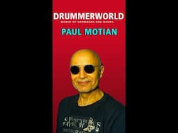 Paul Motian: DRUM SOLO with Martial Solal and Gary Peacock #paulmotian #drummerworld