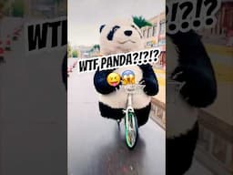 A Panda's Perfect Day Lol #shorts #bikelife