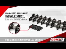 COMP Cams® Max-Lift™ BSR Shaft Rocker Systemfor Aftermarket LS3-Style Cylinder Heads