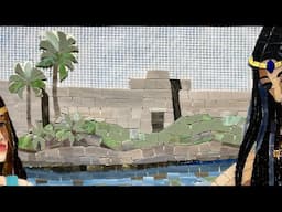 Ep. 225 BUILDING THE BACKGROUND FOR THE MOSES ON THE NILE MOSAIC!