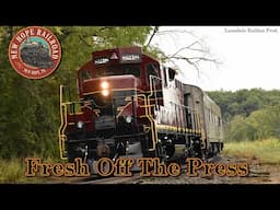 New Hope Railroad 8218: Fresh Off the Press