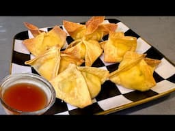 Cooking Crab Rangoon at Home Using Air Fryer That's BETTER Than Restaurants