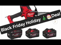 Black Friday 🎄🎅Holiday Milwaukee Hatchet Saw + 3 Forge Battery Deal