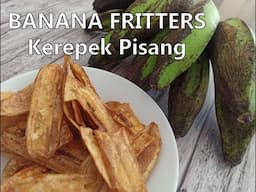 Banana fritters (Kerepek pisang) #gingerllim