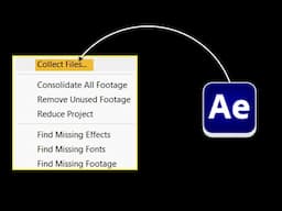 How to Collect Project in After Effects 2024 | Hindi Tutorial | Day 29