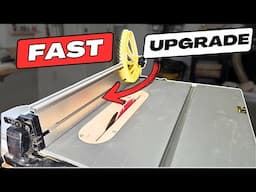 TSO DWE7491RS Table Saw Fence Upgrade!