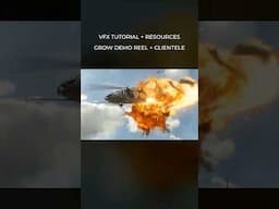 Helicopter Explosion VFX Tutorial + Assets #vfx #houdini #cinema4d