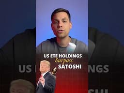 US Bitcoin holdings surpassed SATOSHI #crypto #bitcoin #etf #us