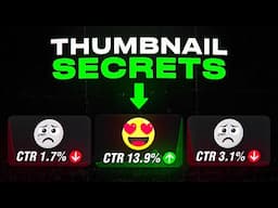 3 THUMBNAIL SECRETS for More CTR/VIEWS (FULL GUIDE)