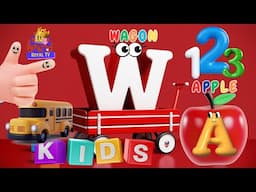 ABC Song for Kids, the Letter W! Nursery Rhymes and Fun Songs, Phonics, Colors, and Counting!