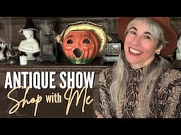 SHOP WITH ME at the PUMPKIN PIE ANTIQUE SHOW 🎃 /Halloween & Christmas Vintage Decor