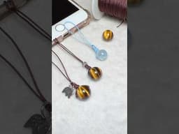 Easy DIY - How to create phone accessories with snake knots? #diy #diyideas #howto