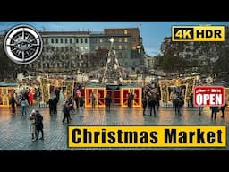 The First Christmas Market of Prague 2024 Walking Tour 🇨🇿 Czech Republic 4K HDR ASMR