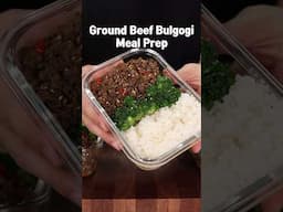 Ground Beef Bulgogi Meal Prep That Will Change Your LIFE!