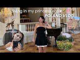 Romanticizing my life in Poland🪞✨🩰 (skincare, palace, city etc...)