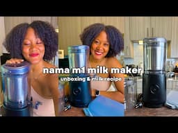 NEW NAMA M1 PLANT-BASED MILK MAKER UNBOXING + RECIPE DEMO🥛