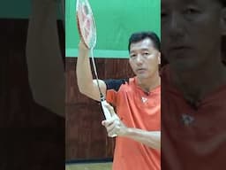 Badminton Forehand and Backhand Grips   Andy Chong #shorts