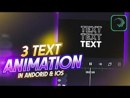 3 Popular Text Animation in Alight Motion | Android & iOS Tutorial | -