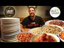 "OLIVE GARDEN ENDLESS PASTA-MORE THAN @ErikTheElectric"!!? MOST EVER EATEN | SCOTT EATS YOUTUBE