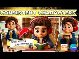 Create Consistent Characters for your Children's Story Book in MINUTES! (EASIEST Method)