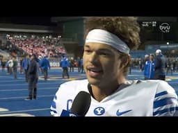 Jaren Hall Postgame Interview- Boise State 11/5/22