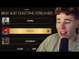 Blau Votes for the Streamer Awards