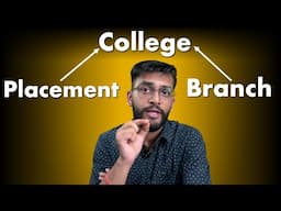 Engineering College vs Branch vs Placement | Akash Dash