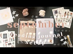 magical readathon 🧝🏻‍♀️ - september reading journal setup ✨