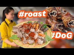 Amazing street food-roast 20 d.o.g.s a day but not enough to sell-Travel thirsty Vietnam