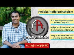 LIVE: Friendly Atheist News Roundup 11/15/2024