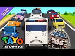 White Police Cars Songs | Paul & Liz are on the way! | Rescue Team Song | Tayo the Little Bus