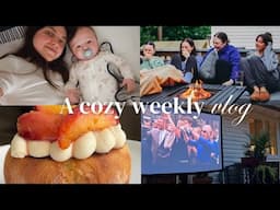 Morning routine with a baby & outdoor home theatre set up weekly vlog