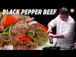 Easy beef recipe - Black Pepper Beef Stir Fry | Amazing knife skills • Taste Show