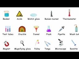 20 Science Laboratory Equipment | English Vocabulary