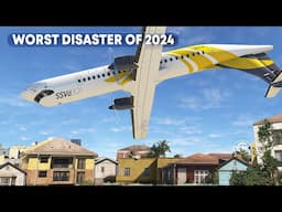 Worst Air Crash in 17 Years | Crashing Moments Before Landing (With Real Video)