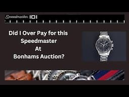 Did I Over Pay for this Omega Speedmaster at Auction?