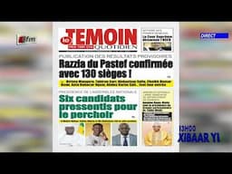 Revue de Presse du 22 Novembre 2024 présenté par Mamadou Mouhamed Ndiaye